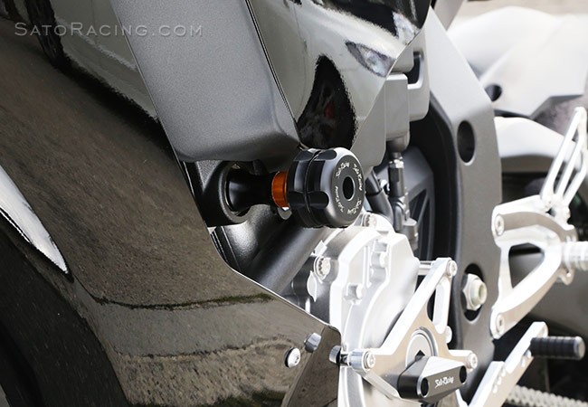 Sato Racing Frame Sliders - Racing Version 15-18 Yamaha YZF-R1 / R1M