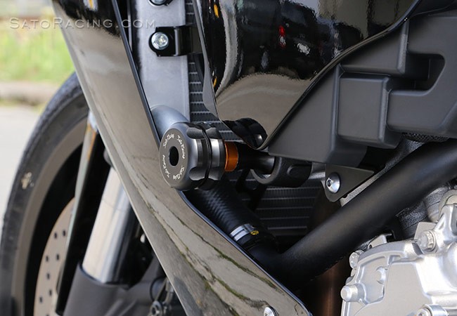 Sato Racing Frame Sliders - Racing Version 15-18 Yamaha YZF-R1 / R1M