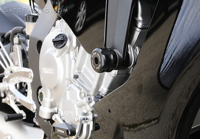 Sato Racing Frame Sliders - Racing Version 15-18 Yamaha YZF-R1 / R1M