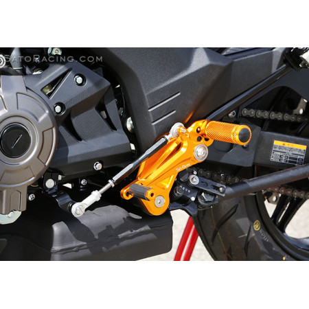 Sato Racing "Race Concept" Adjustable Rearsets - GP Shift - 2016-2019 Kawasaki Z125 Pro Sato Racing "Race Concept" Adjustable Rearsets - GP Shift - 2016-2019 Kawasaki Z125 Pro