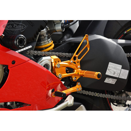 Sato Racing Adjustable Rearsets - Ducati Panigale V4