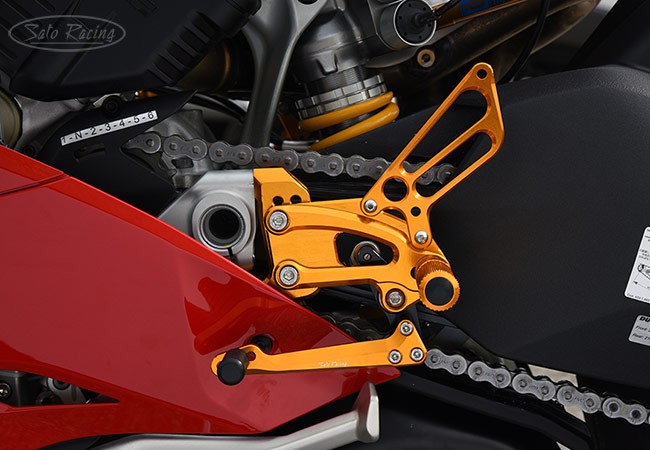 Sato Racing Adjustable Rearsets - Ducati Panigale V4