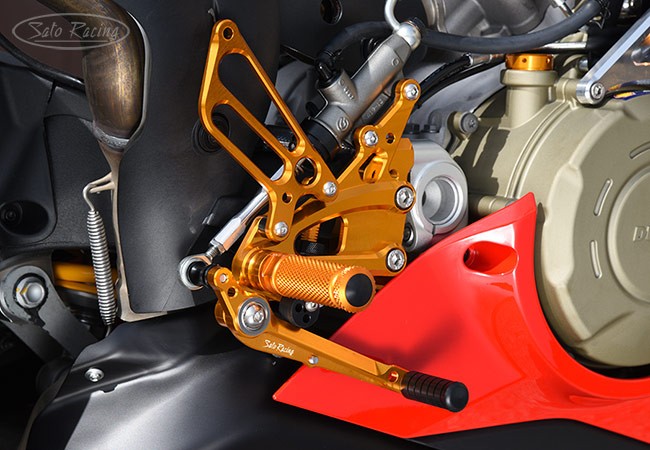 Sato Racing Adjustable Rearsets - Ducati Panigale V4