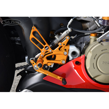 Sato Racing Adjustable Rearsets - Ducati Panigale V4
