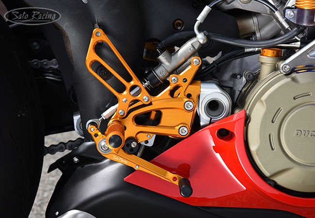 Sato Racing Adjustable Rearsets - Ducati Panigale V4