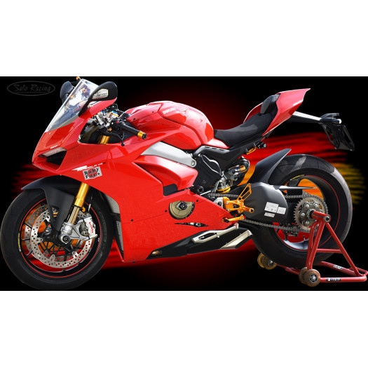 Sato Racing Adjustable Rearsets - Ducati Panigale V4