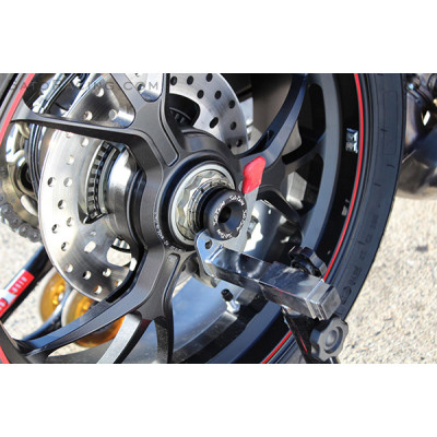 Sato Racing Rear Axle Sliders - Ducati Panigale 1199 / 1299 / V4