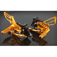 Sato Racing Adjustable Rearsets - 2017-2019 KTM 390 Duke