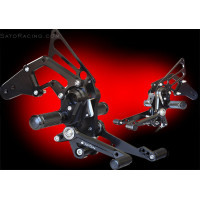 Sato Racing Adjustable Rearsets GP Shift - 2016-2019 Honda MSX125SF Grom
