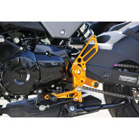 Sato Racing Adjustable Rearsets GP Shift - 2016-2019 Honda MSX125SF Grom