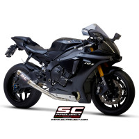 SC-Project GP70-R Titanium Cat-Eliminating Exhaust - Yamaha R1/R1M (2015-2025)