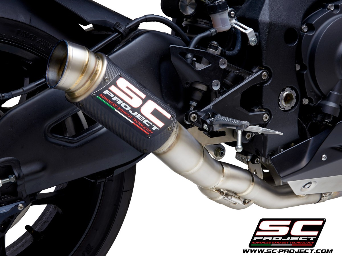 SC-Project GP70-R Titanium Cat-Eliminating Exhaust - Yamaha R1/R1M (2015 - 2023)