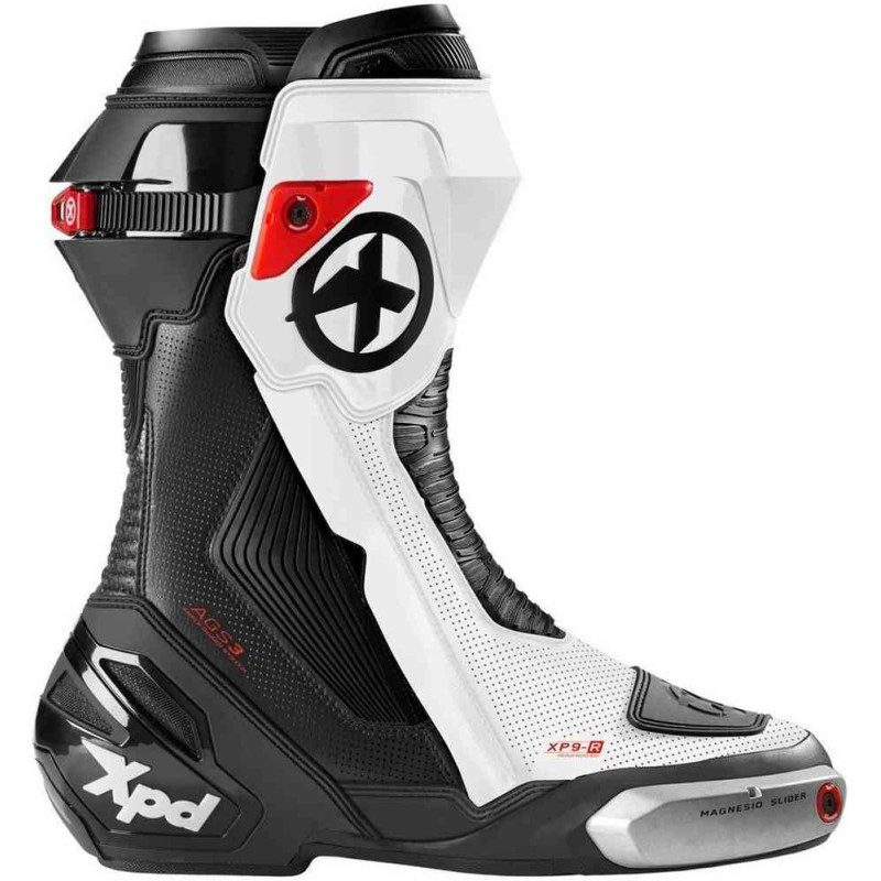 SPIDI XPD / XP9 - R / Race Boots / White / Black / Perforated SPIDI XPD / XP9 - R / Race Boots / White / Black / Perforated