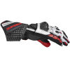 Spidi Carbo 5 Gloves - Black / White / Red Spidi Carbo 5 Gloves - Black / White / Red