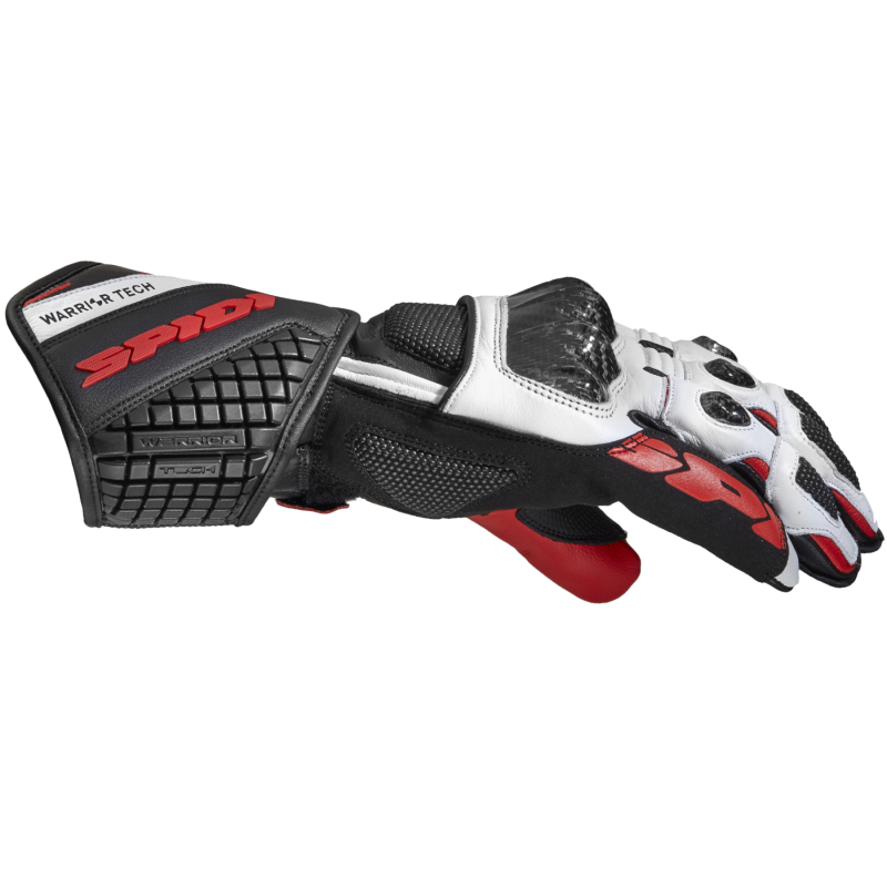 Spidi Carbo 5 Gloves - Black / White / Red Spidi Carbo 5 Gloves - Black / White / Red