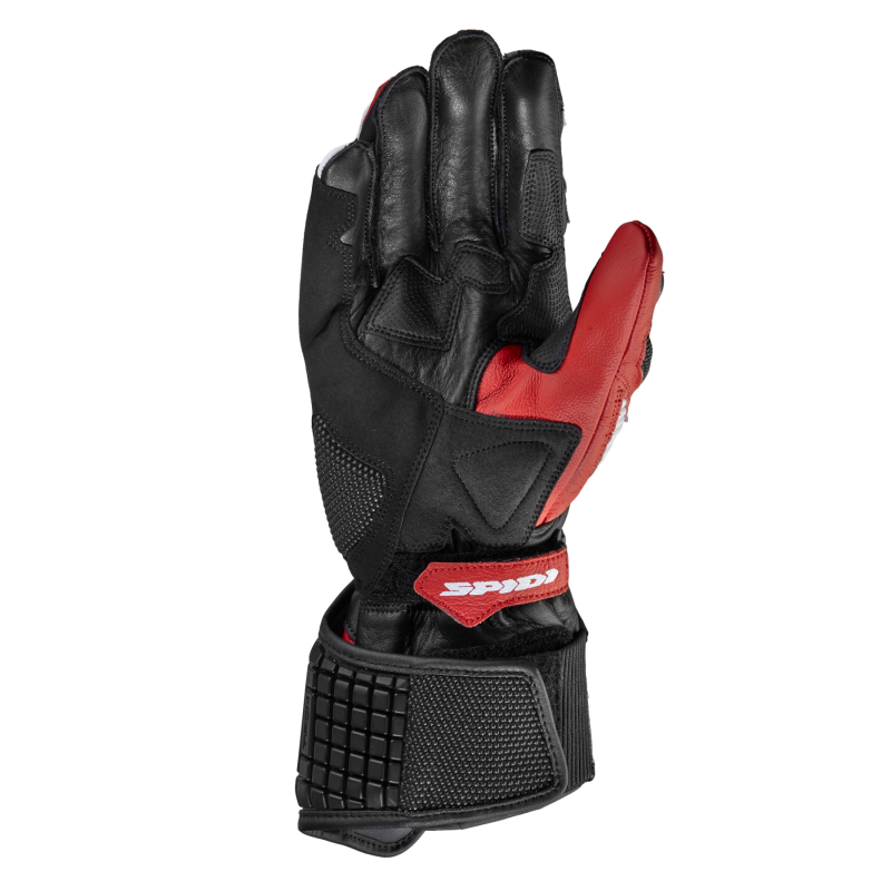 Spidi Carbo 5 Gloves - Black / White / Red Spidi Carbo 5 Gloves - Black / White / Red