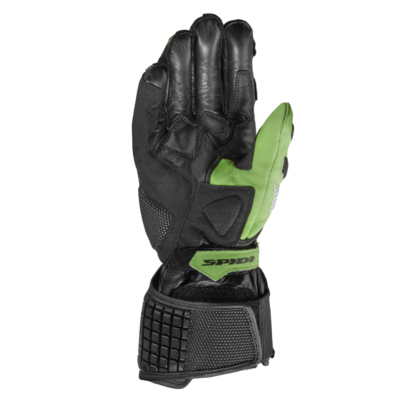 Spidi Carbo 5 Gloves - Black / White / Green Spidi Carbo 5 Gloves - Black / White / Green