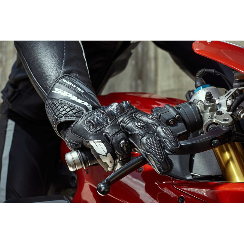Spidi Carbo 5 Gloves - Black Spidi Carbo 5 Gloves - Black