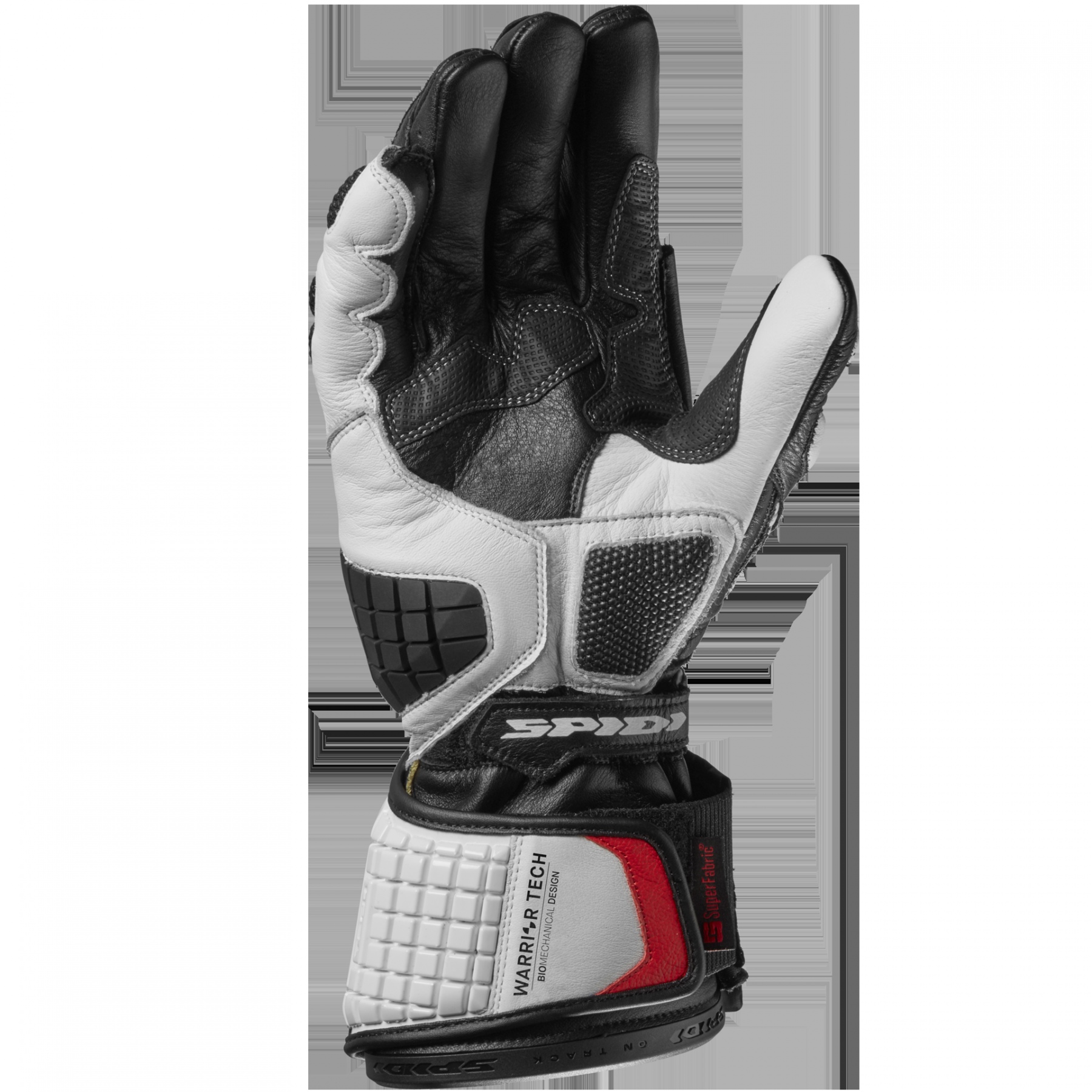 Spidi Carbo Track Evo Gloves -  Black / White