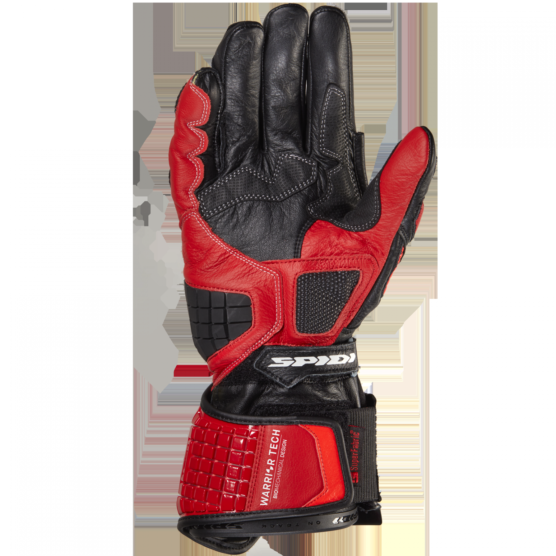 Spidi Carbo Track Evo Gloves -  Red / Black / White