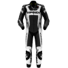 Spidi Warrior Wind Pro Leather Race Suit - Black / White - Size 50 Spidi Warrior Wind Pro Leather Race Suit - Black / White - Size 50