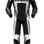 Spidi Warrior Wind Pro Leather Race Suit - Black / White - Size 50
