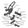 Woodcraft Complete Rearsets | Standard / GP Shift | Yamaha | YZF-R7 (2022-2025)