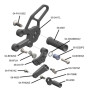 Woodcraft Complete Rearsets | Standard / GP Shift | Yamaha | YZF-R7 (2022-2025)
