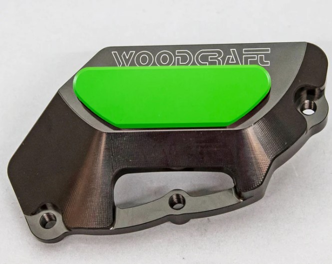 Woodcraft Left Side Stator Cover Protector - Aprilia RSV4 / Tuono V4