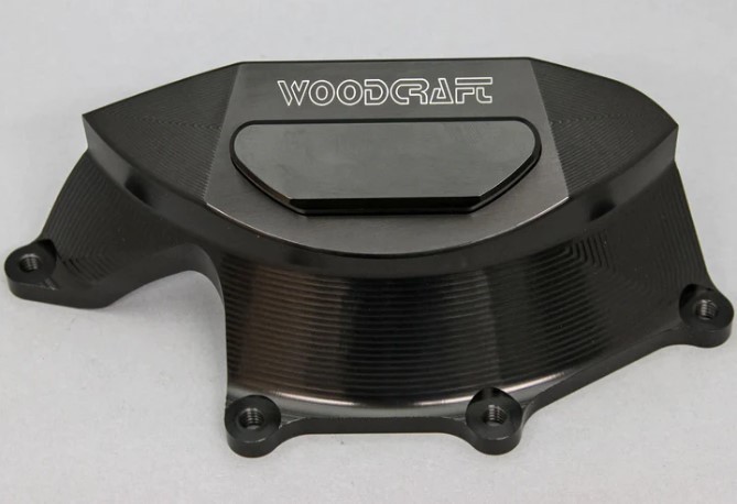 Woodcraft Left Side Stator Cover Protector - Aprilia RSV4 / Tuono V4