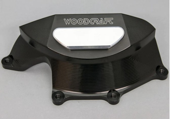 Woodcraft Left Side Stator Cover Protector - Aprilia RSV4 / Tuono V4