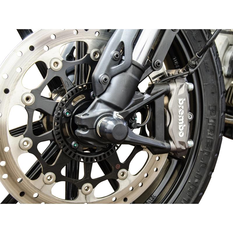 Woodcraft Front Axle Slider Kit - Ducati Scrambler Woodcraft Front Axle Slider Kit - Ducati Scrambler