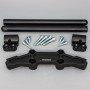 Woodcraft Clip On Adapter Plate - 1" Rise - Kawasaki Ninja 650R / ER-6n 
