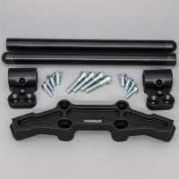 Woodcraft Clip On Adapter Plate - 1.5" Rise - Kawasaki Ninja 650R / ER-6n Woodcraft Clip On Adapter Plate - 1.5" Rise - Kawasaki Ninja 650R / ER-6n