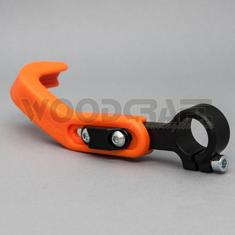 Woodcraft Hand & Lever Guard - Left Side - Orange