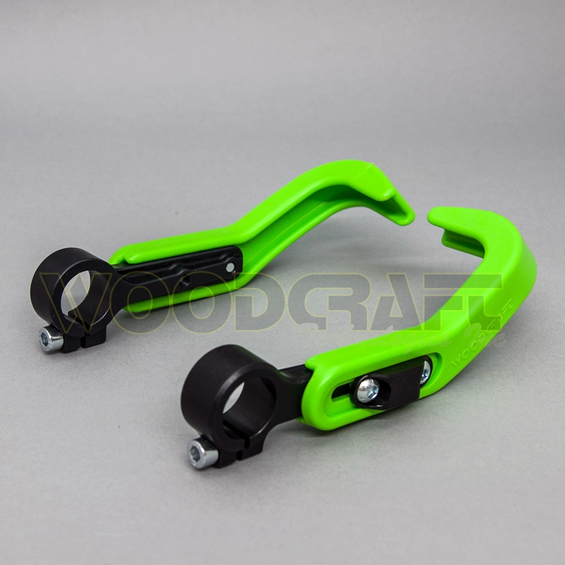 Woodcraft Hand & Lever Guard Left & Right Set - Green Woodcraft Hand & Lever Guard Left & Right Set - Green