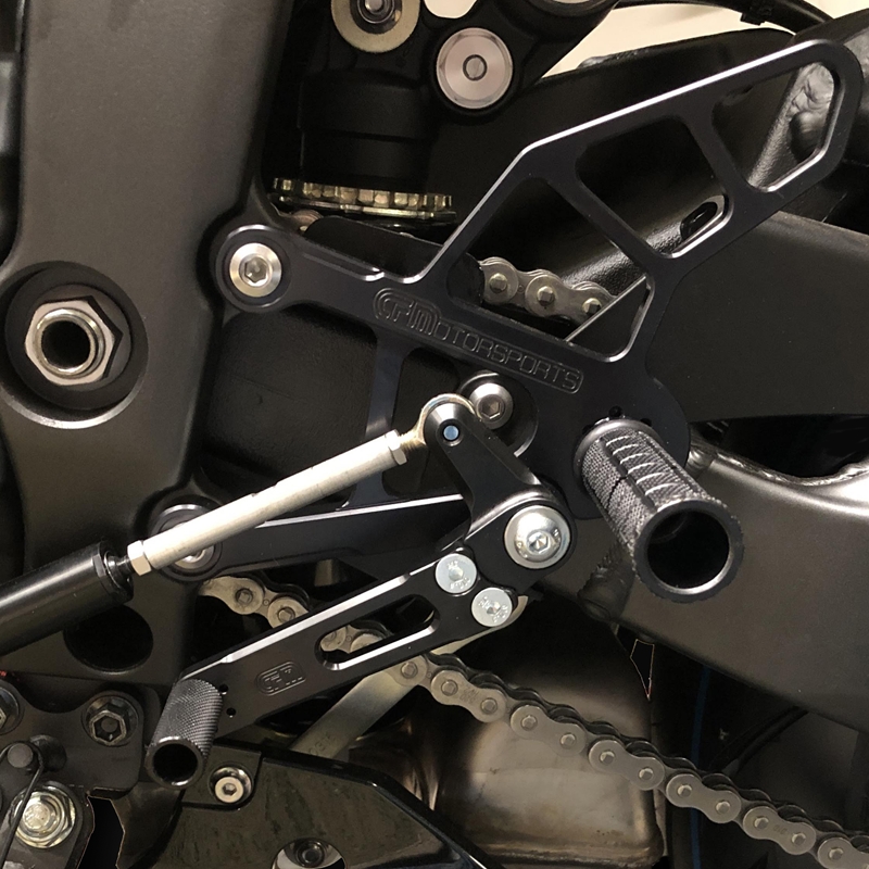 Woodcraft Rearset Kit - Kawasaki ZX-6R 636 (2019-2023) - Complete GP Shift w/ Pedals Woodcraft Rearset Kit - Kawasaki ZX-6R 636 (2019-2023) - Complete GP Shift w/ Pedals