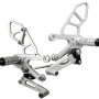 Woodcraft Rearset Kit - Complete STD Shift W/Pedals - Aprilia RSV4 / Tuono V4 (2021-23)