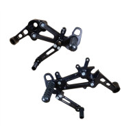 Woodcraft Rearset Kit - Complete STD / GP Shift W/Pedals - Aprilia RS660 (2021-23)