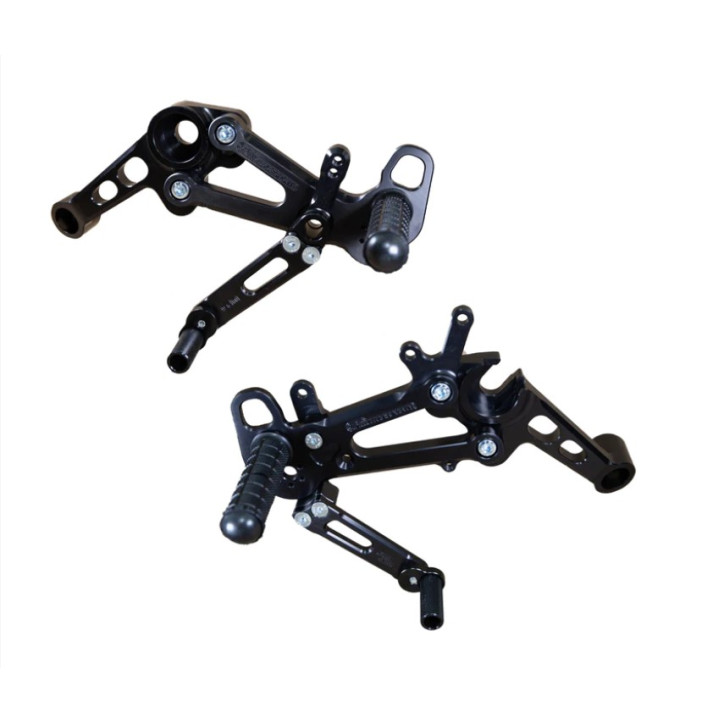 Woodcraft Rearset Kit - Complete STD / GP Shift W/Pedals - Aprilia RS660 (2021-23)
