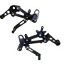 Woodcraft Rearset Kit - Complete STD / GP Shift W/Pedals - Aprilia RS660 (2021-23)