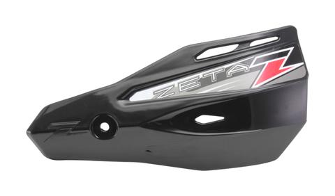 Zeta Racing Pro Armor Hand Guard Protectors x 2 Black - ZE72-0306