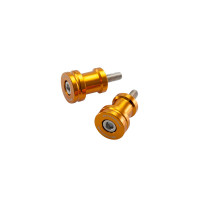 Zeta Racing Billet Aluminum Swingarm Spools - Gold