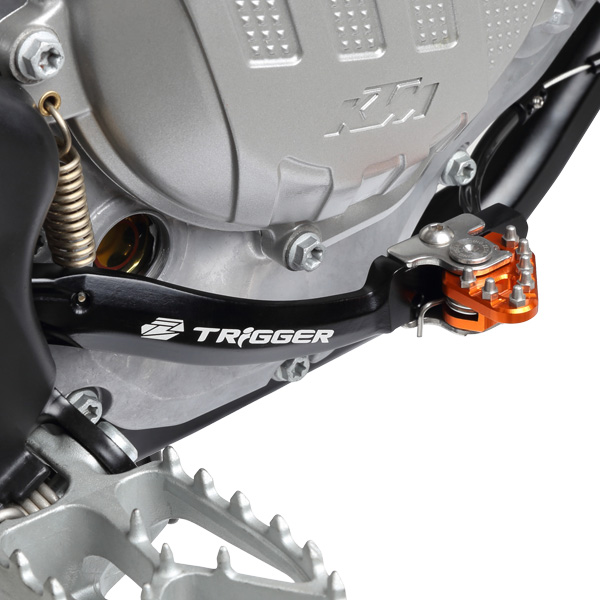 Zeta Racing Trigger Rear Brake Pedal - KTM 