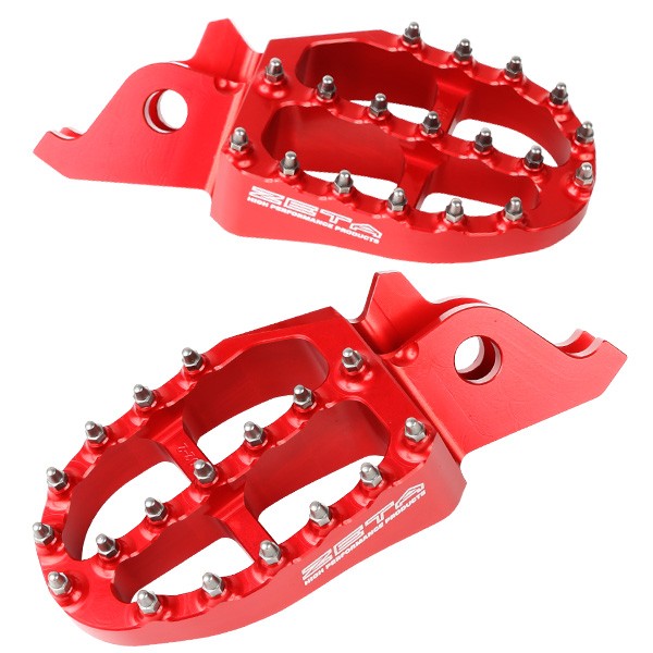 Zeta Racing Aluminum Foot Pegs For Yamaha YZ WR 125 / 250 / 450