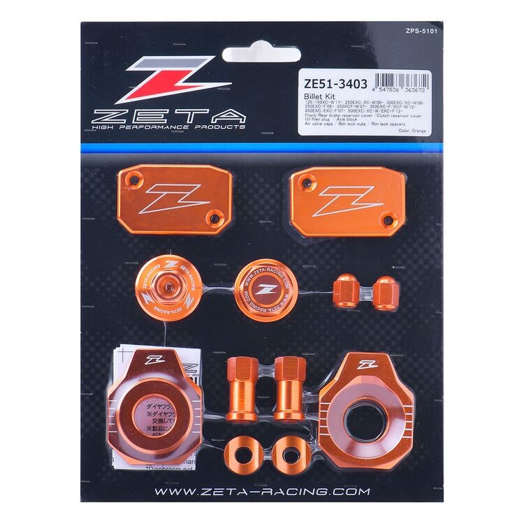 Zeta Racing Billet Kit For Various 2008 - 2021 KTM Models 250cc-505cc