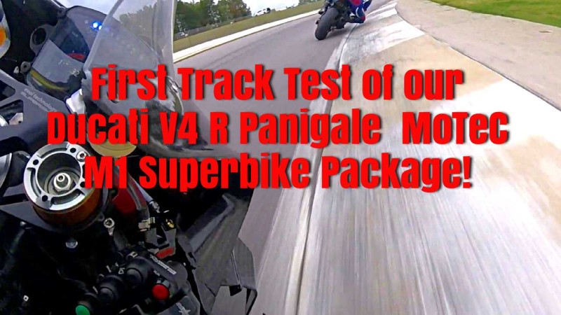 SBU 2020 Ducati Panigale V4R, Pt.7 - Race Testing Our MoTeC M1-Powered Ducati V4 R Superbike