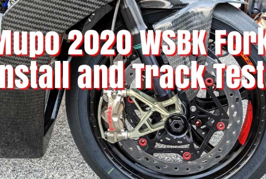 SBU 2020 Ducati Panigale V4R, Pt.8 - Installing And Testing The Mupo WSBK Through Rod 2020 Fork!