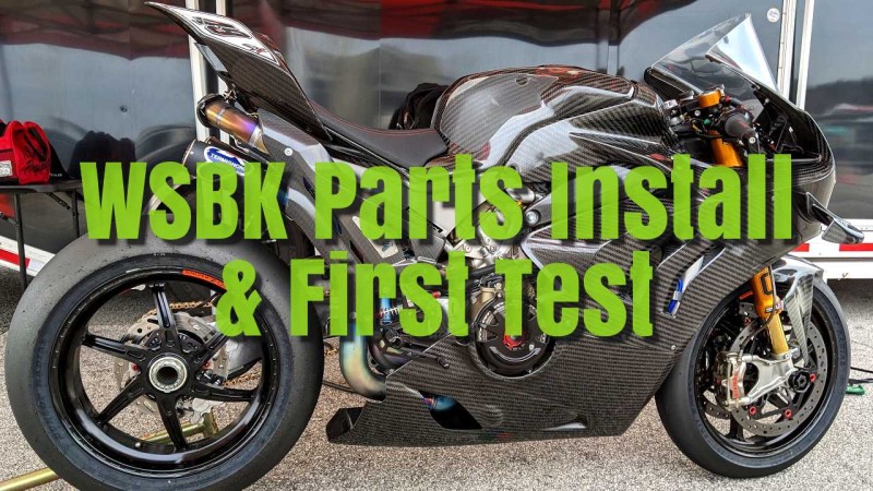 SBU 2020 Ducati Panigale Superbike V4R, Pt.10 - Corse Swingarm & Ohlins WSBK Shock Installation