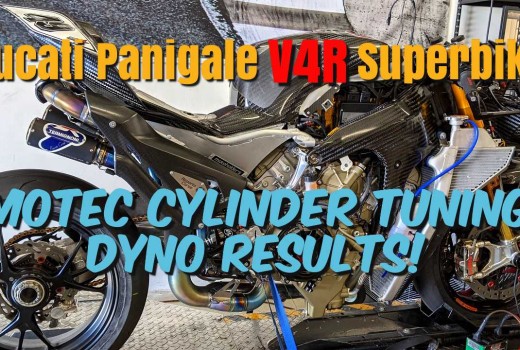 SBU 2020 Ducati V4R Panigale SBK, Pt.11 - MoTeC M1 Base Cylinder Tuning Dyno Results, More Parts!